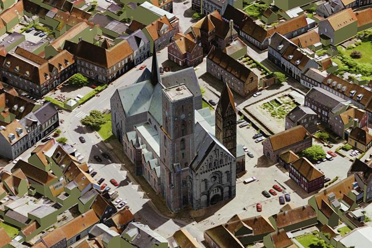 Ribe Domkirke Luftfoto, Ribe Byferie Resort