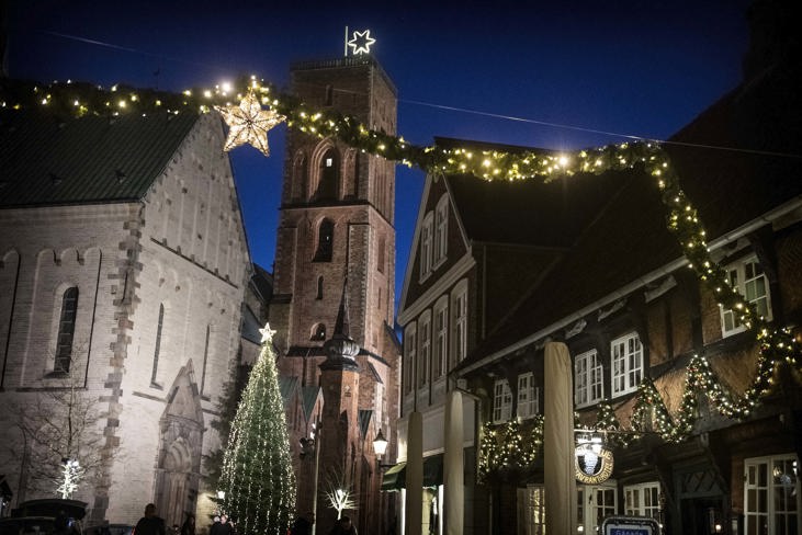 4 julelys på domkirken i ribe - ribe byferie resort