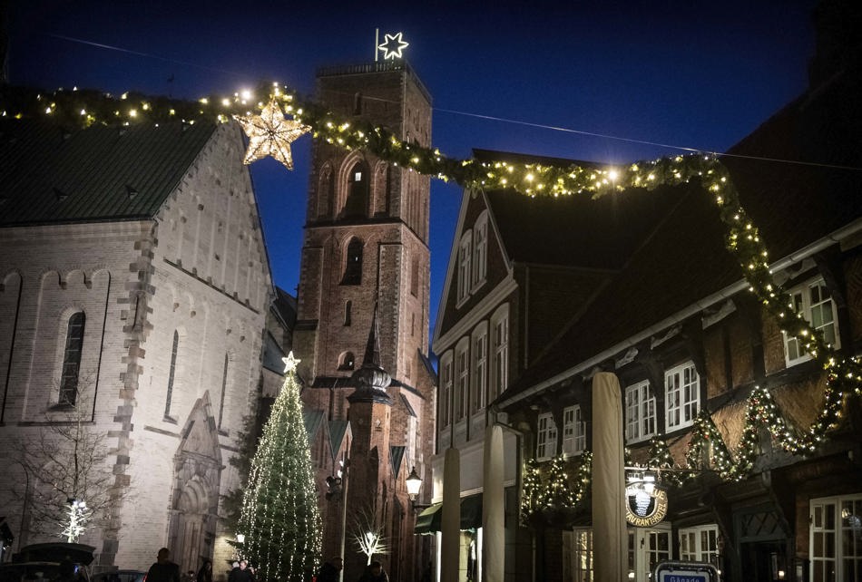 4 julelys på domkirken i ribe - ribe byferie resort